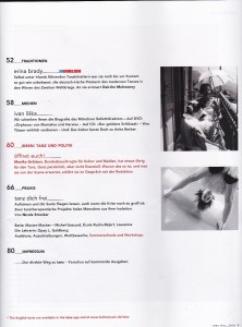 Tanz Magazin Contents April 2015